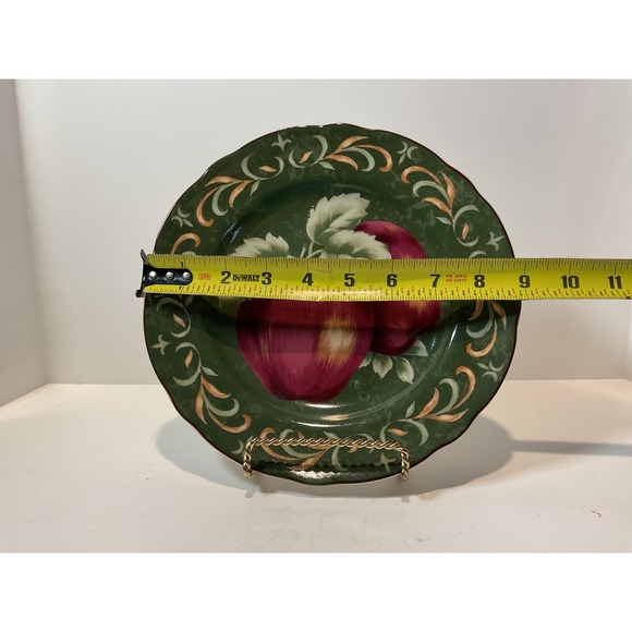 Napa Valley Noble Excellence Fruit Plates Set of 3 Pears Grapes Apples - Picture 6 of 7